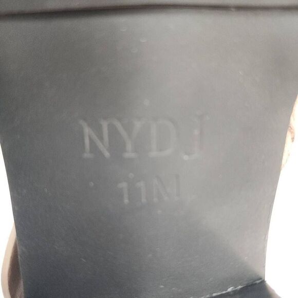 NYDJ Women's Size 11 Parvani Tan Ankle Booties Buckels Suede New - Picture 9 of 11